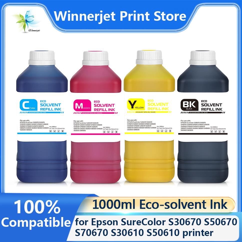 Eco Solvent Ink Cartridge - 1000ml Eco-solvent Ink for Epson SureColor