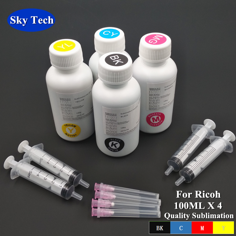 Sublimation Ink 100Ml - 100MLx4 Sublimation ink For Ricoh ,