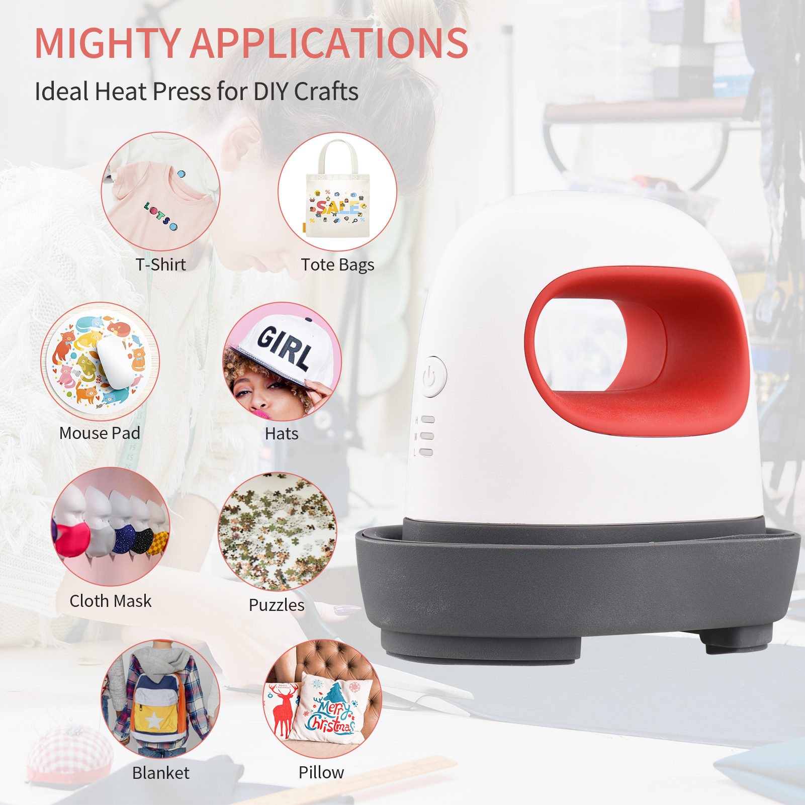 Portable 220V Mini Heat Press  - đánh giá và giá Commercial Printing Press