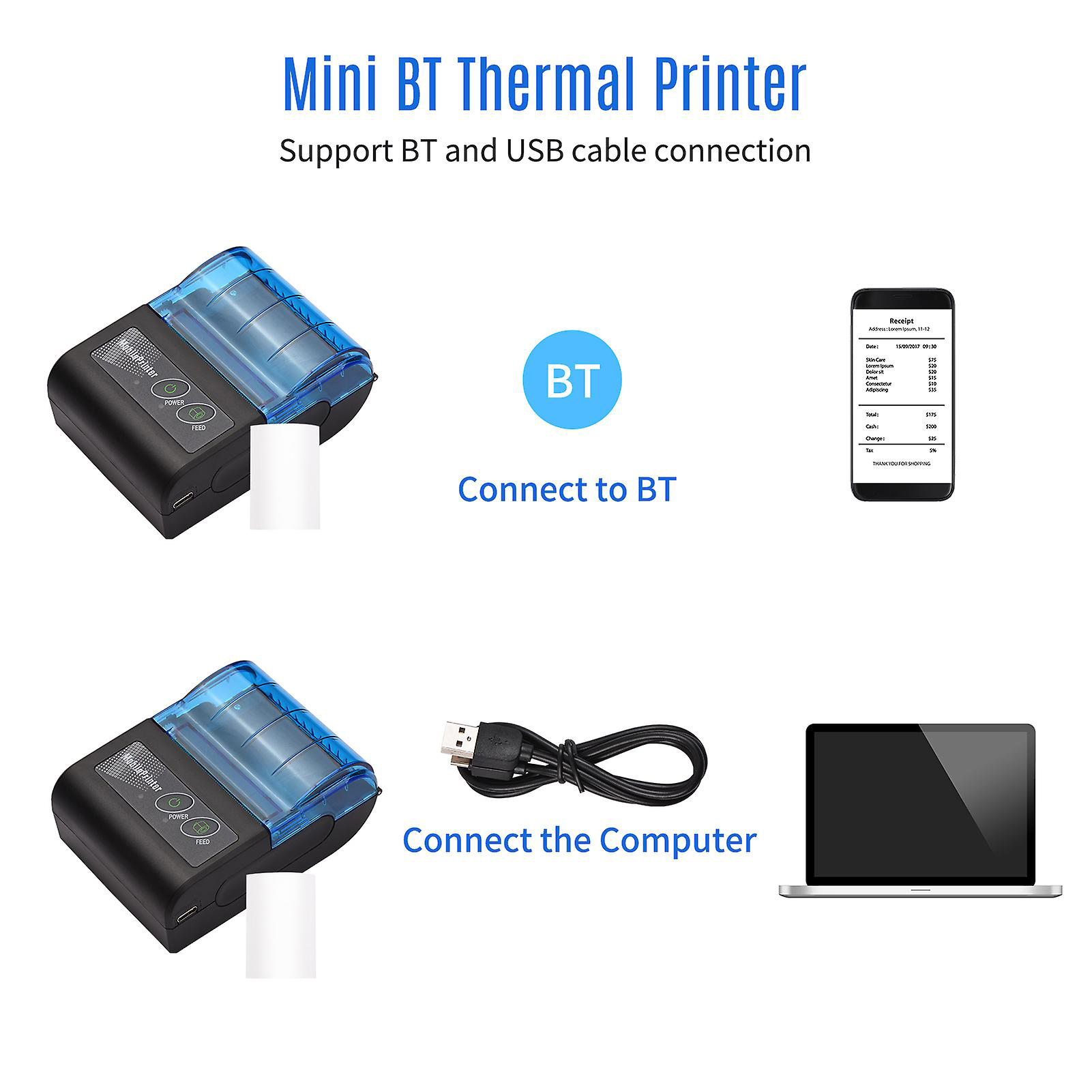 58mm Mini Portable Thermal Rec - đánh giá và giá Commercial Printing Press