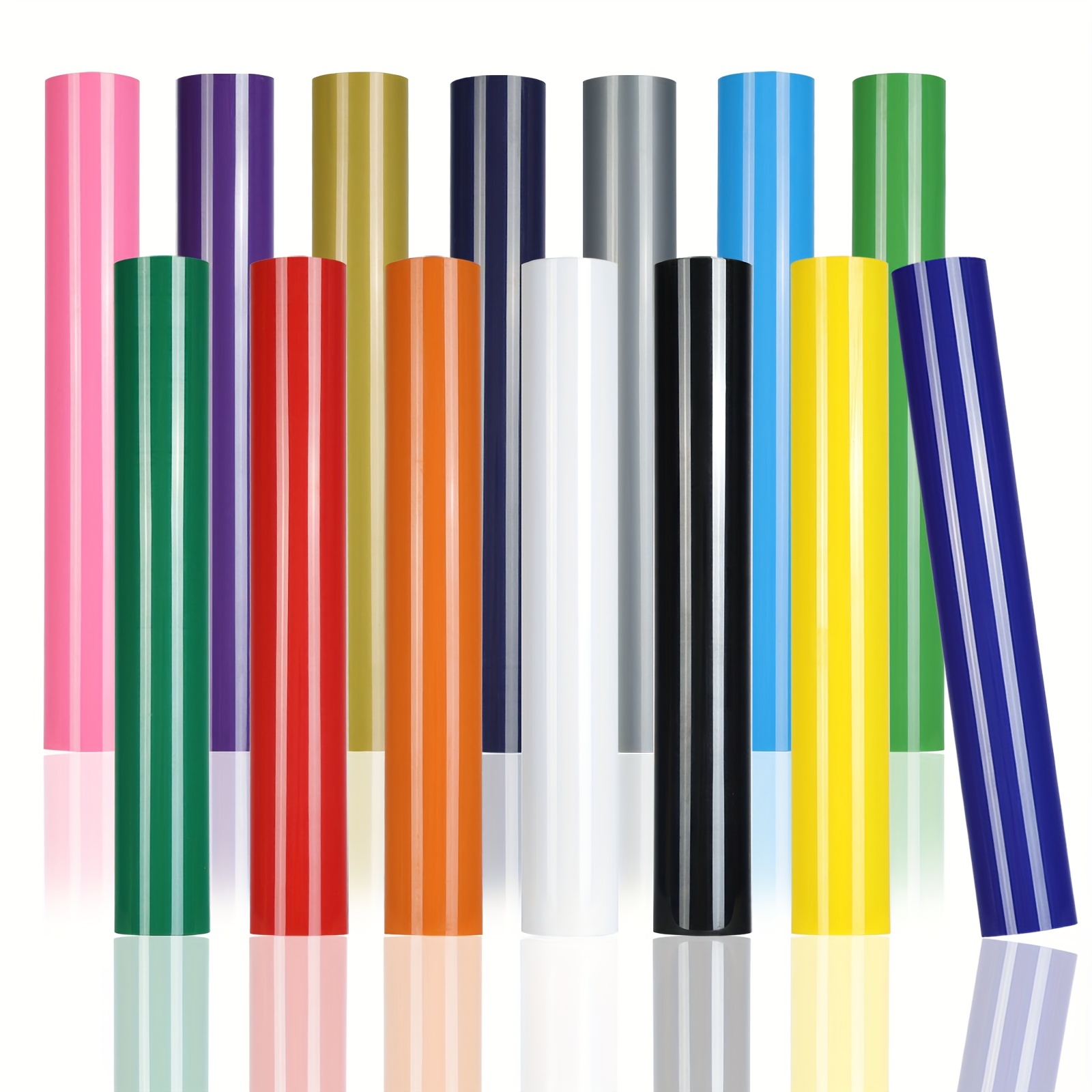 4 color 8 rolls HTV WithSticky - đánh giá và giá Heat Transfer Vinyl Roll