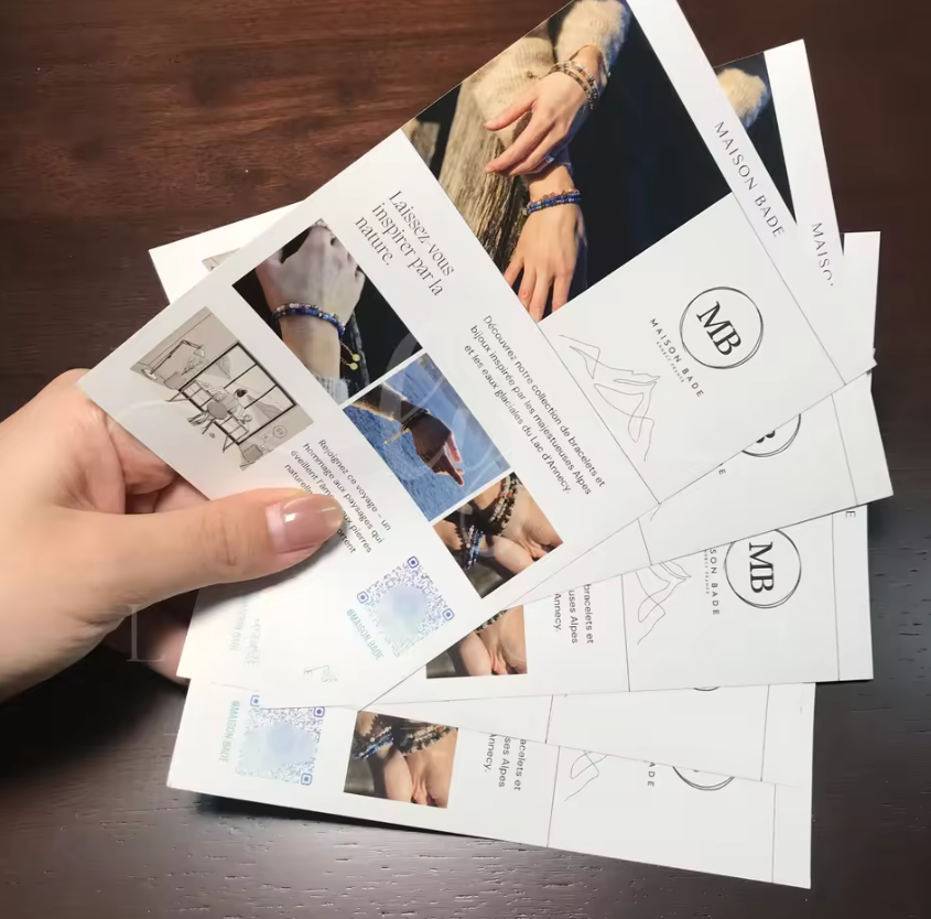 100/200pcs Customized 157g glo - đánh giá và giá Commercial Flyer Printing