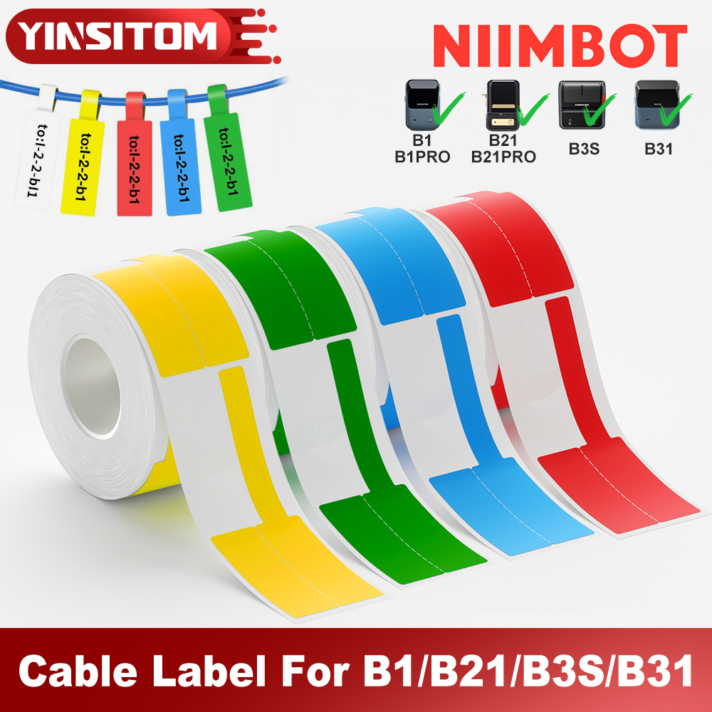 Niimbot Color Cable Label Wate - đánh giá và giá Heat Transfer Vinyl Roll