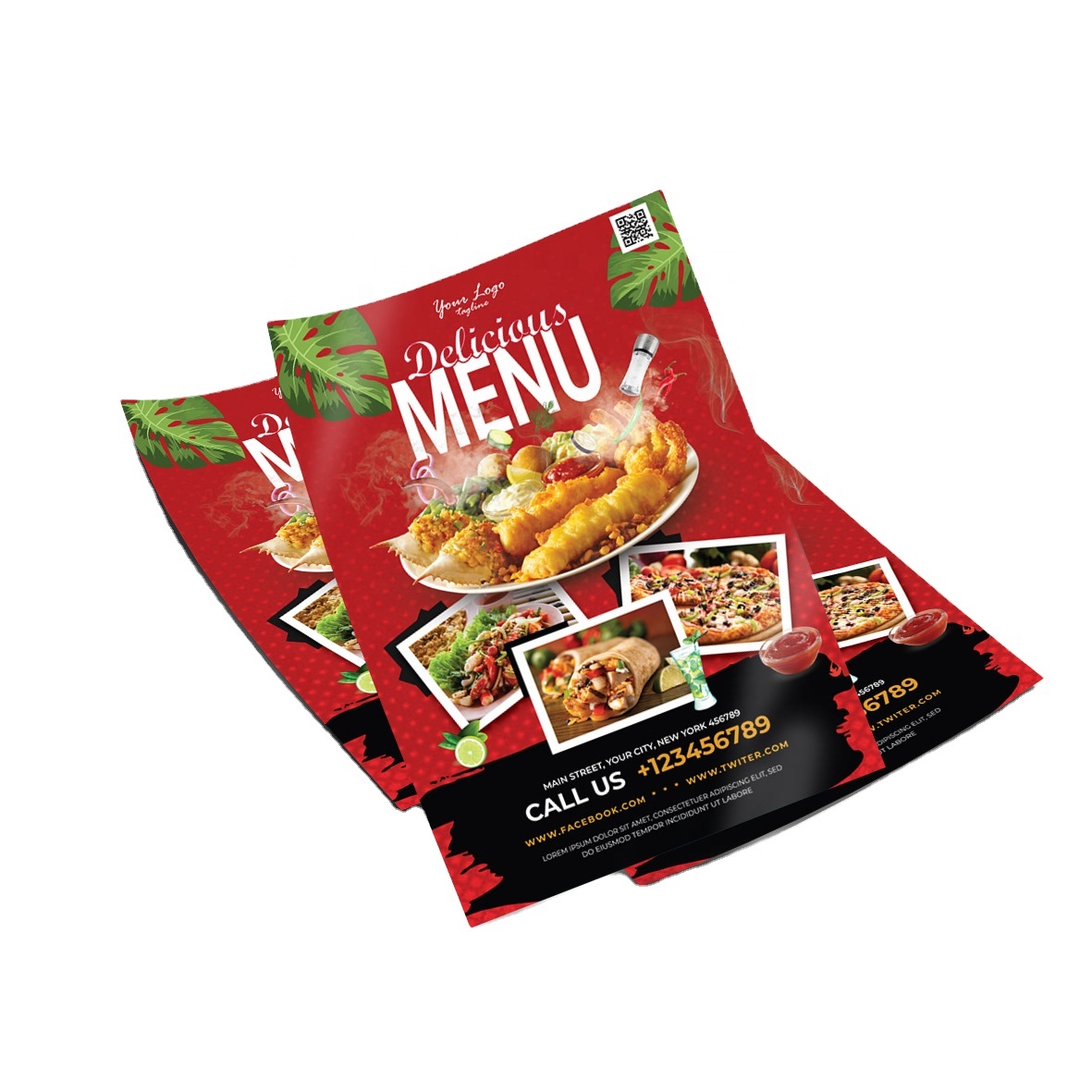 Custom Full Color Double Sided - đánh giá và giá Commercial Flyer Printing