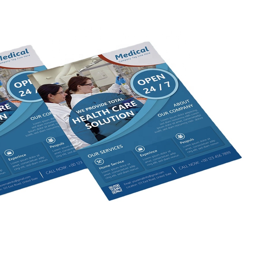 Custom Full Color Double Sided - đánh giá và giá Commercial Flyer Printing