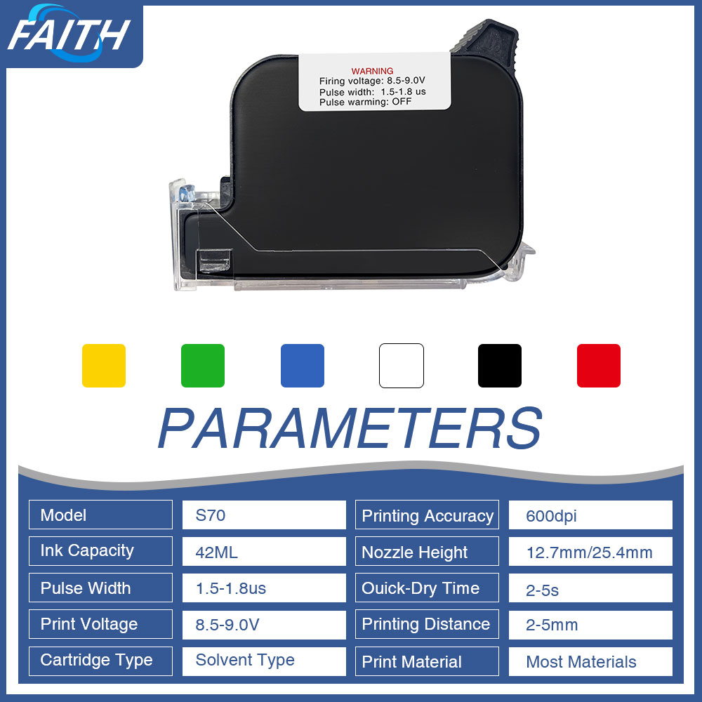 Faith 6 Pieces Ink Cartridge I - đánh giá và giá Eco Solvent Ink Cartridge