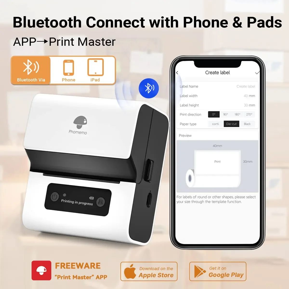 Phomemo M221 Portable Printer  - đánh giá và giá Commercial Printing Press