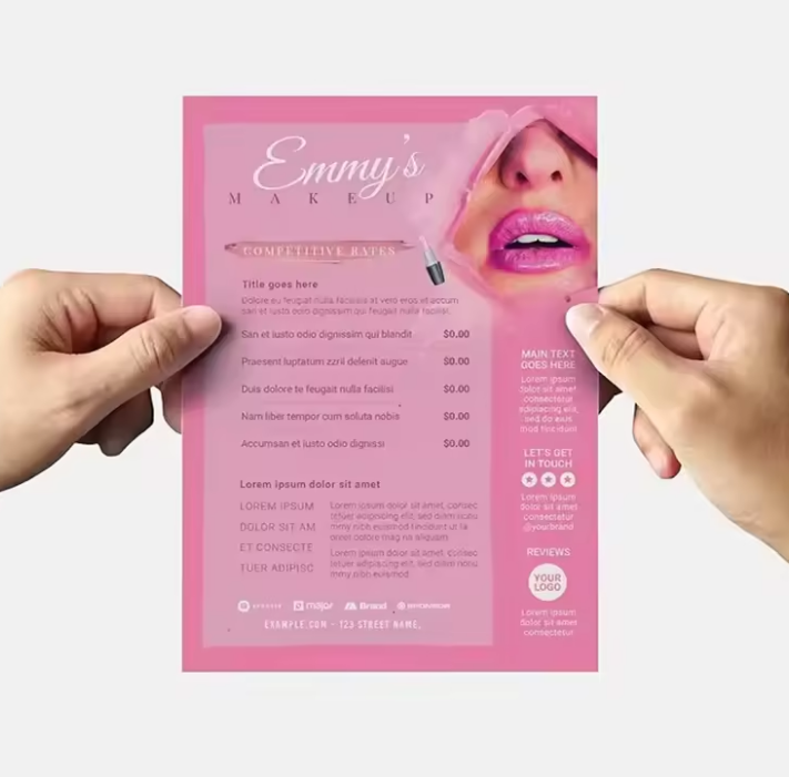 Customized A5 A6 high-quality  - đánh giá và giá Commercial Flyer Printing