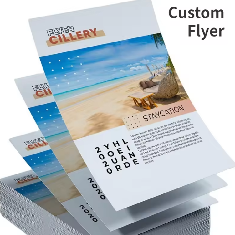 Customized A5 A6 high-quality  - đánh giá và giá Commercial Flyer Printing