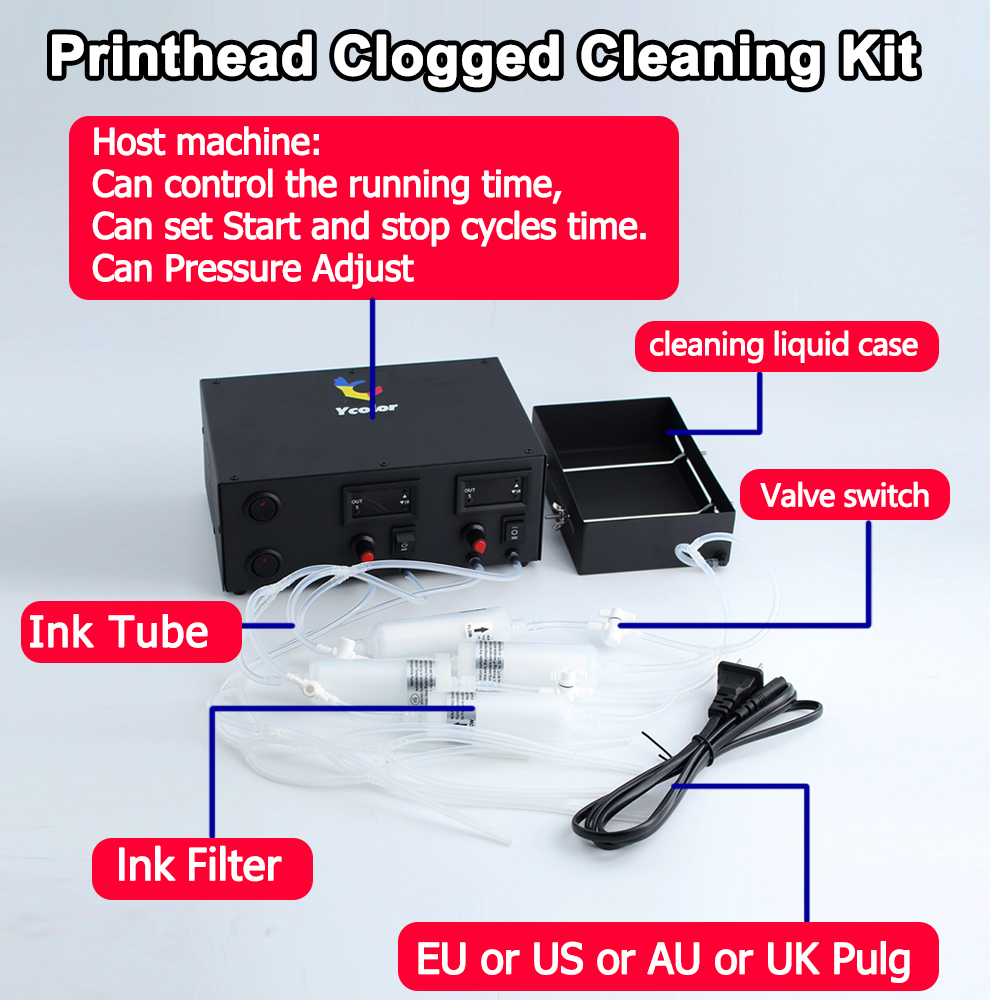 8 Channels Printhead Cleaning  - đánh giá và giá Print Head Cleaning Kit